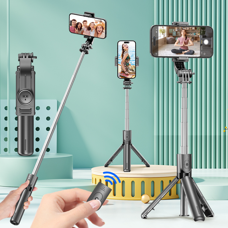 Smart Tv Stick - Tripod Tongkat Selfie dengan Remote Bluetooth