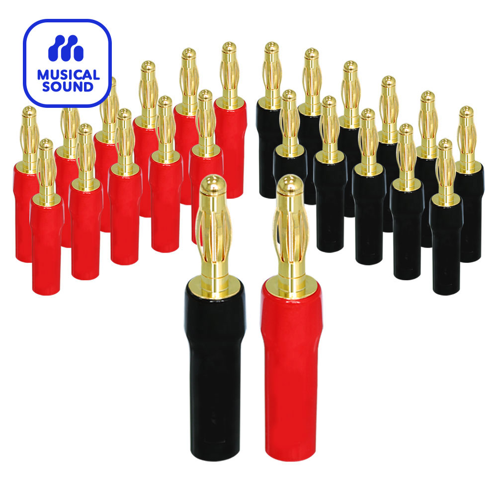 Home Cinema Equipment - Colokan pisang konektor Jack Audio 12