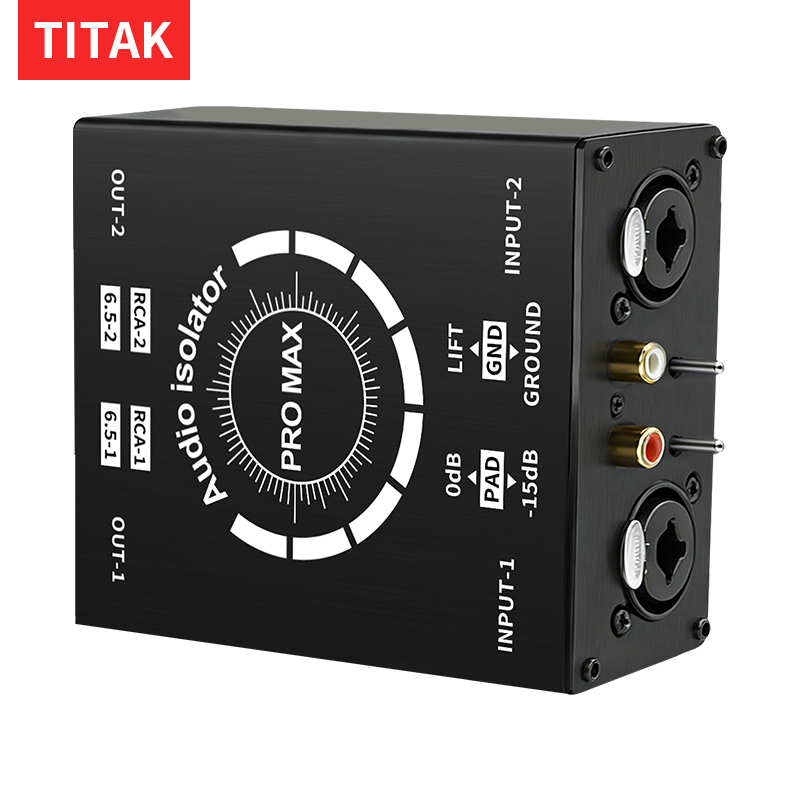 Home Cinema Equipment - Kotak Isolator Kebisingan Ground Loop 3Pin