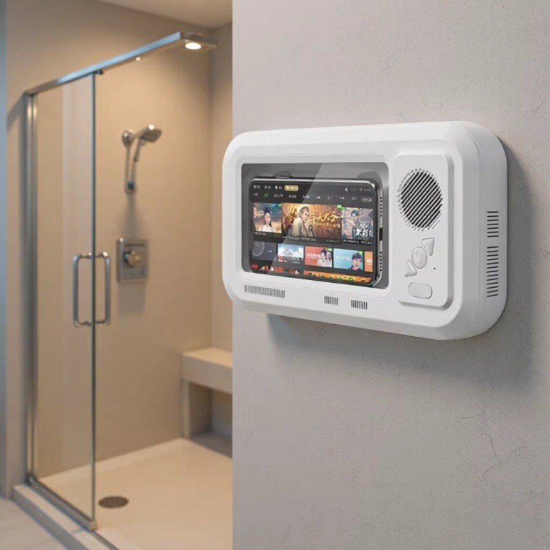 Wall Mount Speaker - Penyangga Ponsel Layar Sentuh Tahan Air