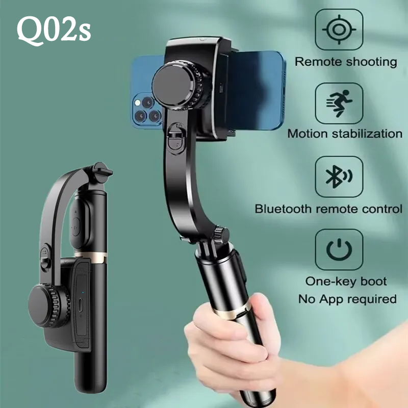Smart Tv Stick - Q02S tongkat Selfie nirkabel Bluetooth, tongkat