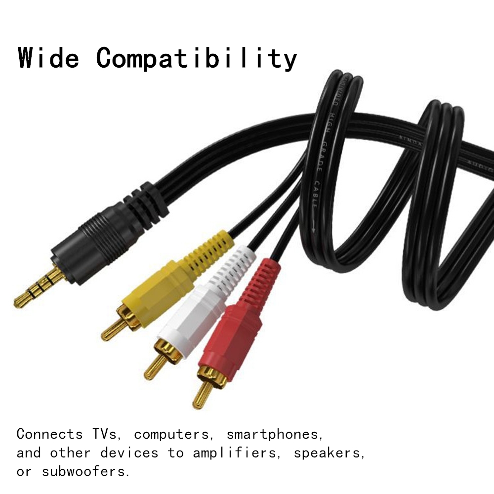 Home Cinema Beamer - Kabel Audio Video RCA 3.5Mm Ke