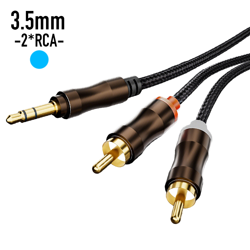 Home Cinema Beamer - Kabel Audio RCA Ke Jack 3.5mm