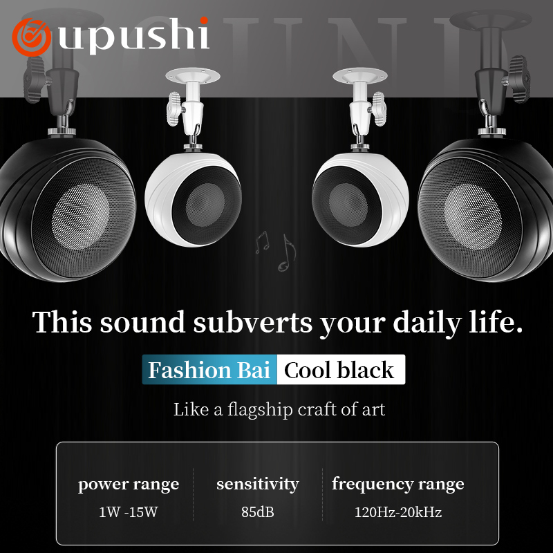 Oupushi dipasang di langit-lan - Wall Mount Speaker ulasan dan harga