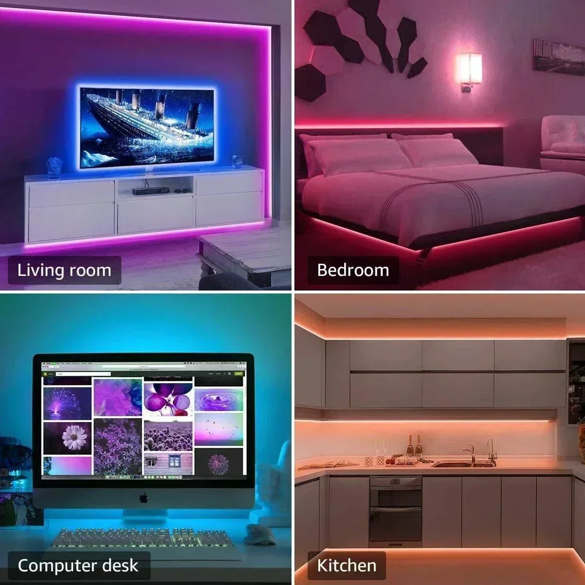 Lampu Strip LED RGB Pintar unt - Home Cinema Lighting ulasan dan harga