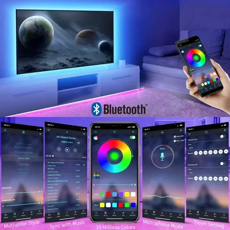 Lampu Strip LED RGB Pintar unt - Home Cinema Lighting ulasan dan harga