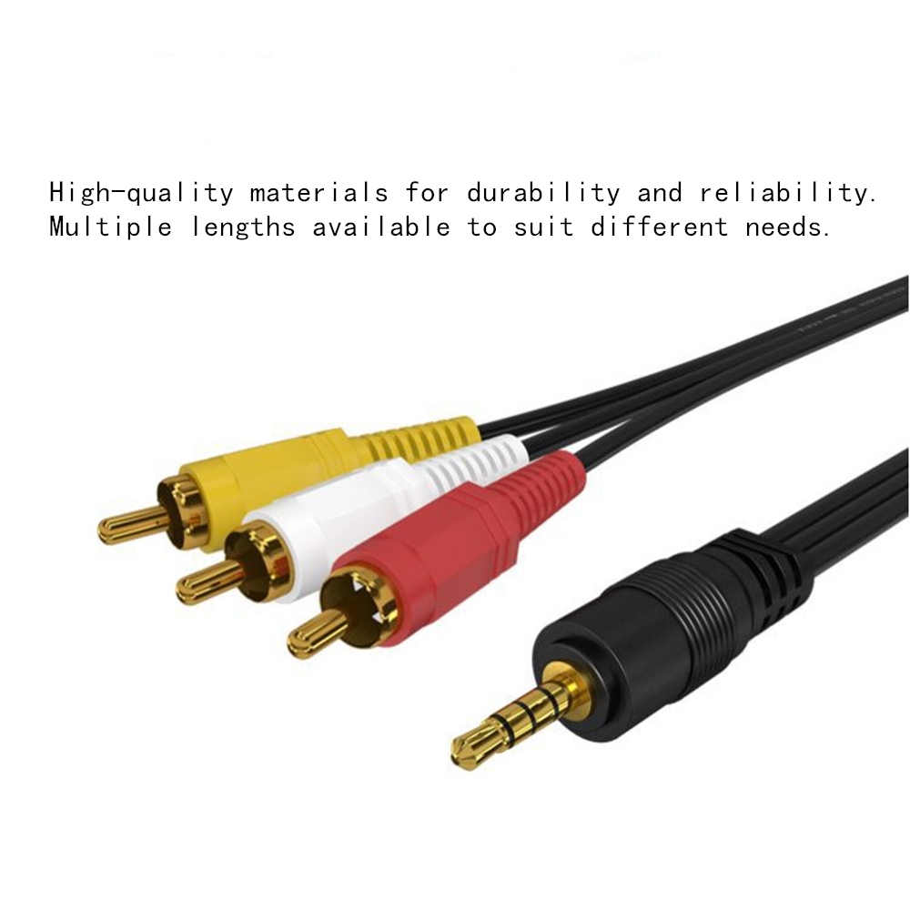 Kabel Audio Video RCA 3.5Mm Ke - Home Cinema Beamer ulasan dan harga