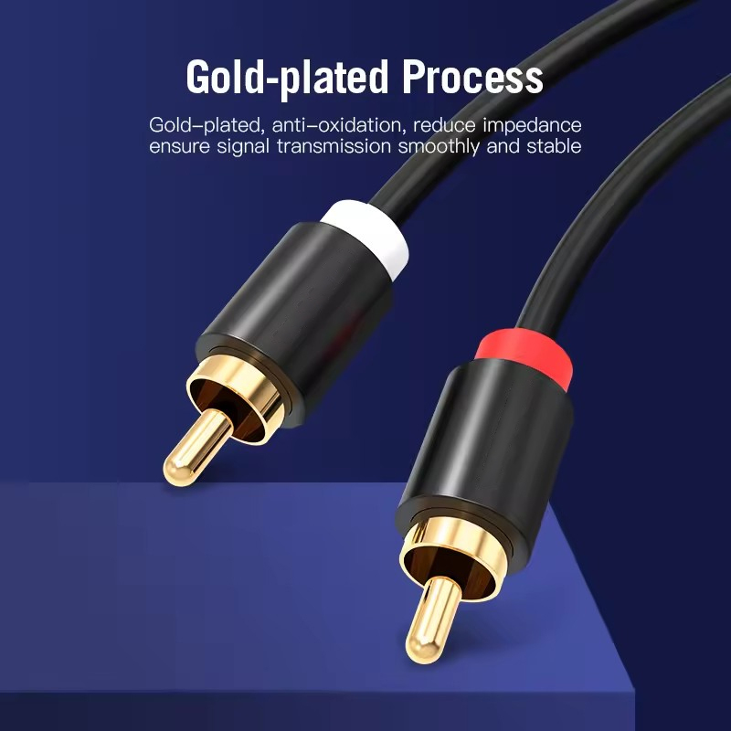 Kabel RCA Stereo HIFI 2RCA Ke  - Home Cinema Beamer ulasan dan harga