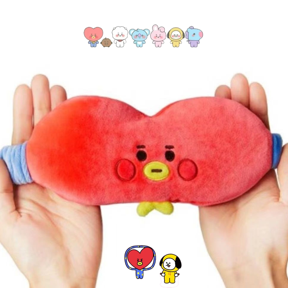 Masker mata boneka plush BT21  - Home Cinema Lighting ulasan dan harga