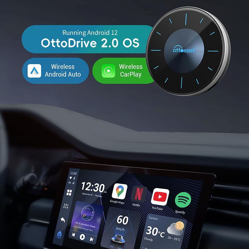 OTTOCAST P3 CarPlay AI Box Nir - Smart Tv Stick ulasan dan harga