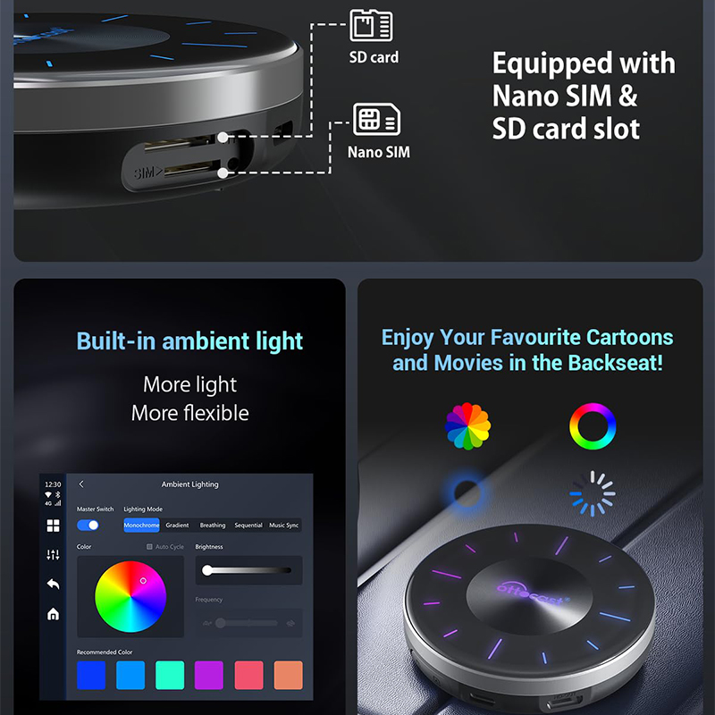 OTTOCAST P3 CarPlay AI Box Nir - Smart Tv Stick ulasan dan harga